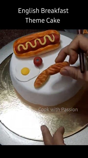 Realistic English Breakfast Cake/#shorts #youtubeshorts #shortvideo #shots #cookwithpassion смотреть онлайн