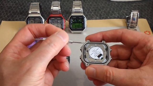 Casio carbon fibre effect, SKXMOD all stainless Steel AE-1200WH with sapphire crystal. смотреть онлайн