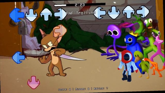 Rainbow Friends 2 VS. Jerry FULL WEEK | FNF x Tom's Basement Show (Roblox Rainbow Friends Chapter 2 смотреть онлайн