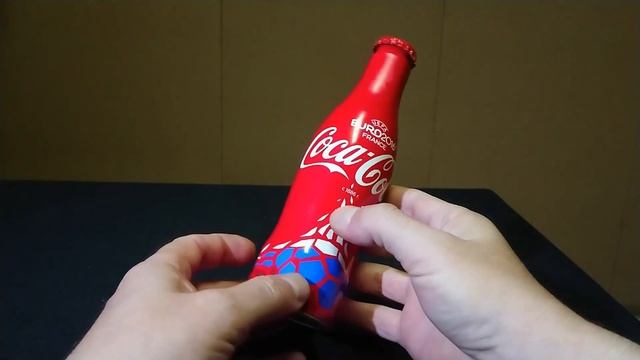 Collectible Coca Cola Bottle UEFA Euro 2016 France, Коллекционная алюминиевая бутылка Coca-Cola смотреть онлайн