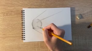 Как нарисовать спутник Земли карандашом | Рисунок для начинающих поэтапно