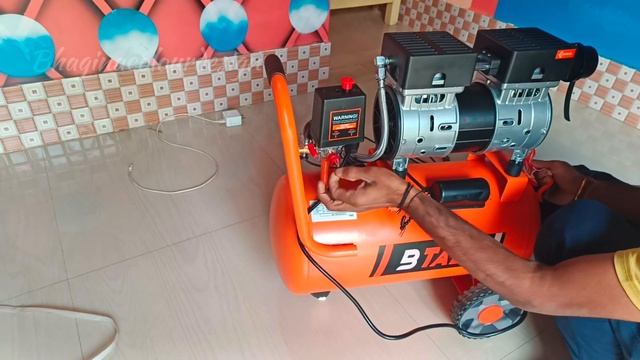 BTALI Oil Free Air Compresor Unboxing & Set Up Prose's, Silent Compresor 25L,1Hp Motor