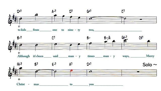 The Christmas Song V2 ( Smooth ) - ( Eb 🎷) смотреть онлайн
