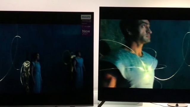 Philips PML9506 vs Sony X95J - Eternals - Dolby Vision Bright смотреть онлайн