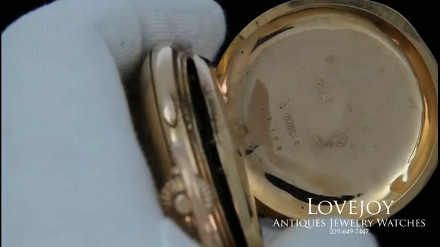 1910 Swiss Quarter Minute Repeater Pocket Watch смотреть онлайн