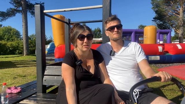 Летний водный рай: открытый бассейн в Биске, Швеция (Byske utebadet) смотреть онлайн