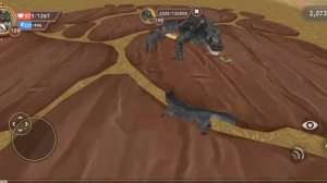 Выполняю 104/104 (последний) квест на волке в WildCraft: Симулятор Зверей