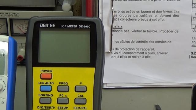 Review of DER EE DE-5000 LCR Meter смотреть онлайн