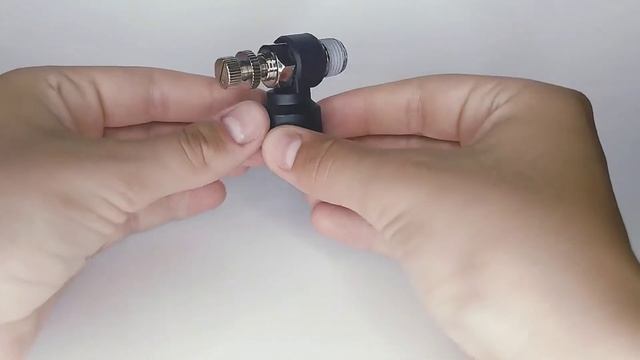 Дроссель пневматический угловой