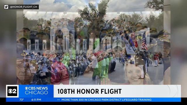 Honor Flight Chicago sending 120 veterans to Washington D.C. for 108th trip смотреть онлайн