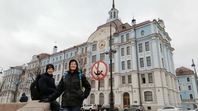 Санкт-Петербург. Петроградская набережная. Крейсер "Аврора". 3.01.2020. смотреть онлайн
