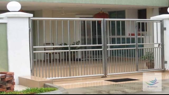 Stainless Steel Gate Design & SS Gate Design For Front and Home смотреть онлайн