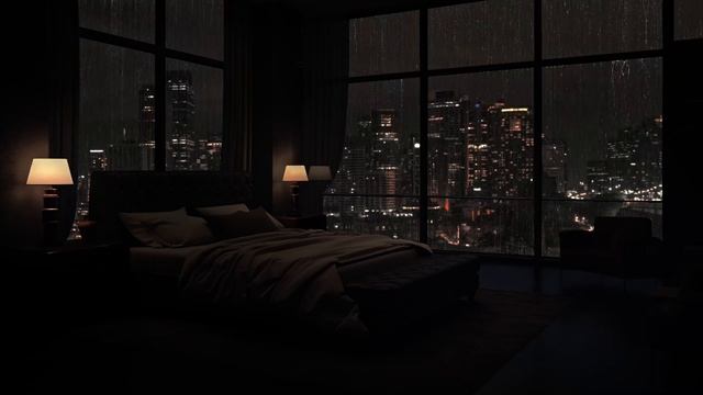 ⛈ 비가 와서 도시의 편안한 맛을 밤에 가져왔습니다. смотреть онлайн