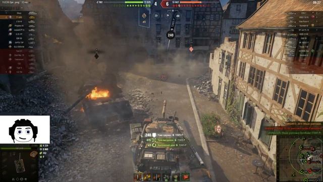 Он просто ПСИХ !!! t110e5. World of tanks. смотреть онлайн