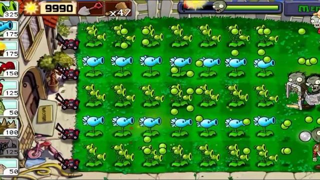 Plants vs Zombies - Threepea & Snowpea vs Zombies Gameplay Full HD - Plants vs All Zombies смотреть онлайн