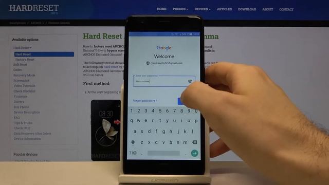 How to Add & Remove Google Account in ARCHOS Diamond Gamma –Manage Google Account смотреть онлайн
