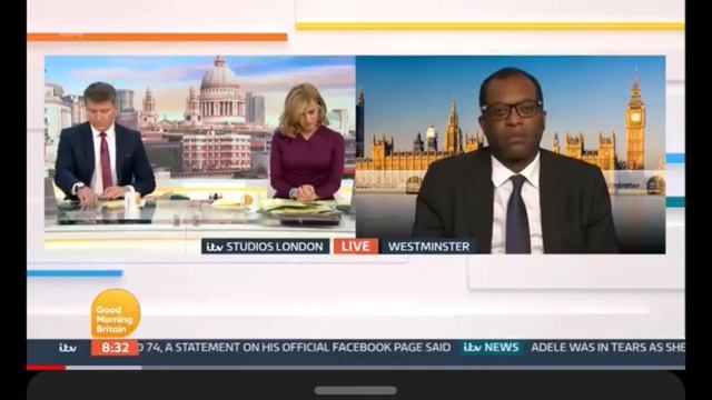Reaction on Business Secretary interview on Good Morning Britain on 21-02-2022 смотреть онлайн