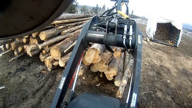 Testing out my Toro Dingo mini skid steer with Branch Manager Grapple смотреть онлайн