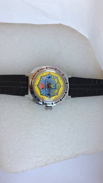 Командирские часы с календарем водонепроницаемые