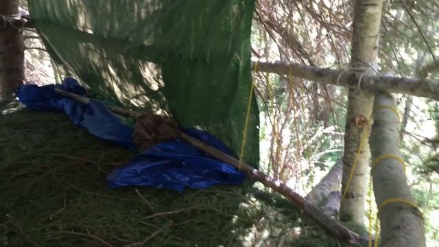 Bushcraft Tree House Part 2 - Bushcraft Shelter Building - Bushcraft Trip смотреть онлайн
