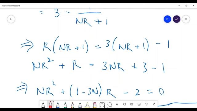 A really random resistor recursion problem смотреть онлайн