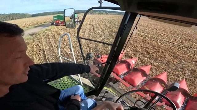 OKIEM KOMBAJNISTY💪CLAAS MEGA 208 & Capello🌽ODCHWASZCZANIE🌱Agro Dniówka #366 смотреть онлайн