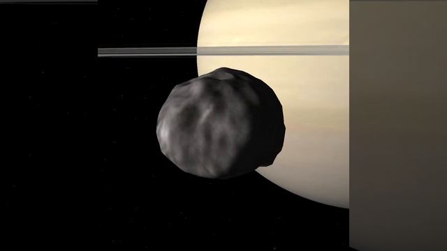 Planet Saturn - Moon Epimetheus