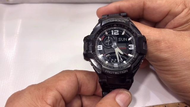 HOW TO SET HAND and DIGITAL TIME OF G-SHOCK GA 1000 смотреть онлайн