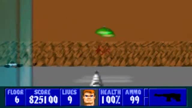 Let's Play - Wolfenstein 3D - Episode 5, Level 6 (100%)