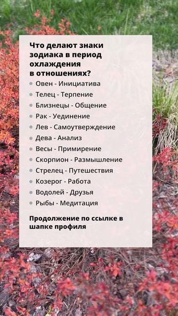 Что делают знаки зодиака в период охлаждения в отношениях? смотреть онлайн