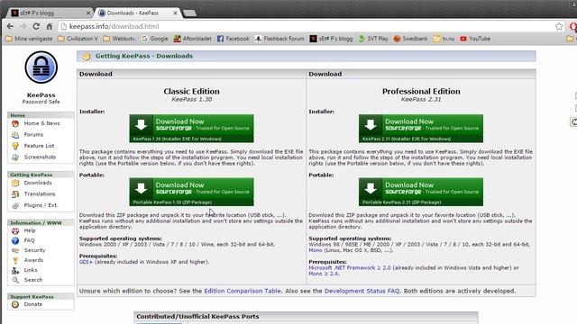 KeePass introduktion (på svenska) смотреть онлайн
