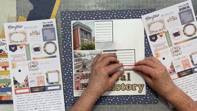 12X12 Scrapbook Process- Local History (Creating With Collections Layout #1) смотреть онлайн