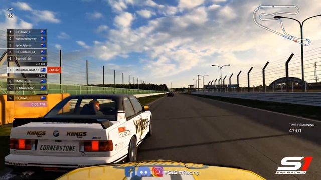 S1 Sim Racing Presents - Tsukuba Circuit E30 M3 1 Hour смотреть онлайн