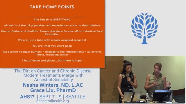 AHS17 The Dirt on Cancer and Chronic Disease - Grace Liu and Nasha Winters смотреть онлайн