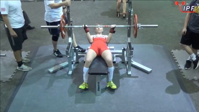 Vavilova Yulia RAW total 382.5kg@57kg, IPF Classic World Championships 2016, Texas USA смотреть онлайн