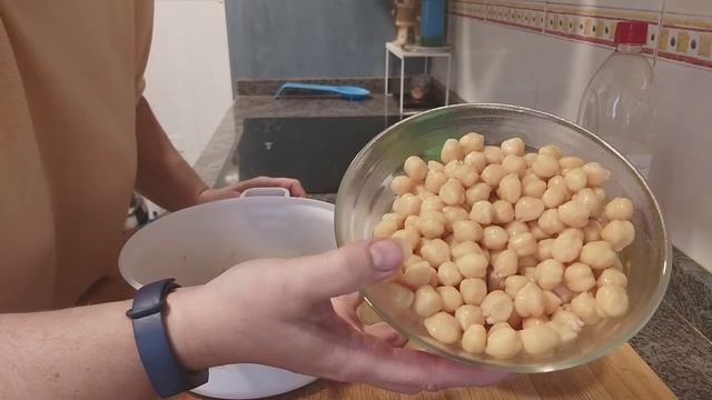 RECETA DE POTAJE DE GARBANZOS CON VERDURAS EN OLLA EXPRESS DE MICROONDAS.