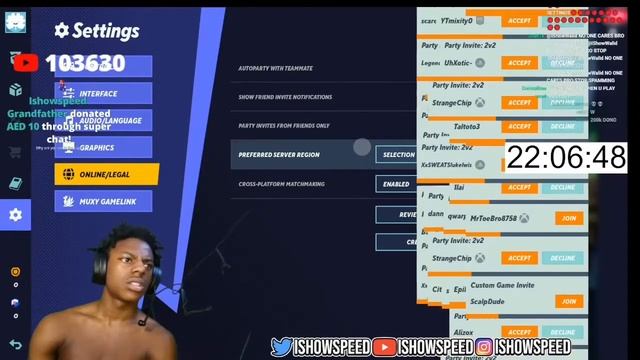 IShowSpeed Leaked His Steam Account Live *CRAZY*