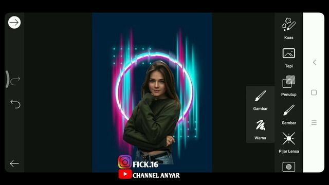 Picsart tutorial circle portrait effect neon смотреть онлайн