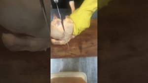 Разделка курицы под шашлык