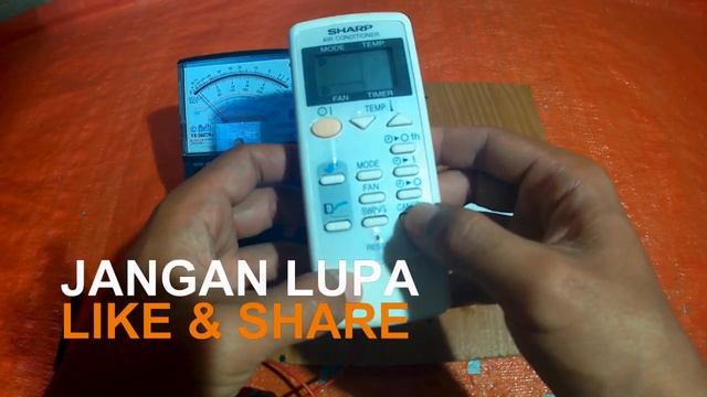 Cara Memperbaiki Remote Control AC Sharp Display Hang смотреть онлайн