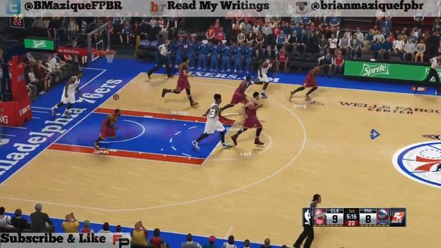 NBA 2K15 Gameplay - Cleveland Cavaliers at Philadelphia 76ers смотреть онлайн