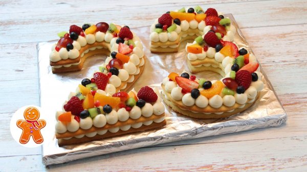 Торт на 23 февраля или на любой Юбилей ✧ Торт Цифра / Буква