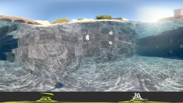 360° Vision | StoneTile Grey | Premium 3D Pool Lining смотреть онлайн