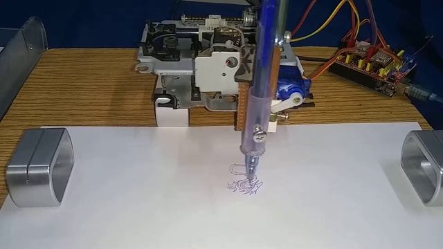 Arduino CNC Pen Plotter Using CNC V3 Shield and A4988 Stepper Driver смотреть онлайн