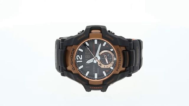 Casio G-Shock GravityMaster GPS Bluetooth GR-B100-1A4ER - Zegarek / Watch 360