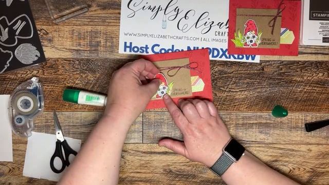 Stampin’ Up! Friendly Gnomes And Gnome Dies - Monday Free Class