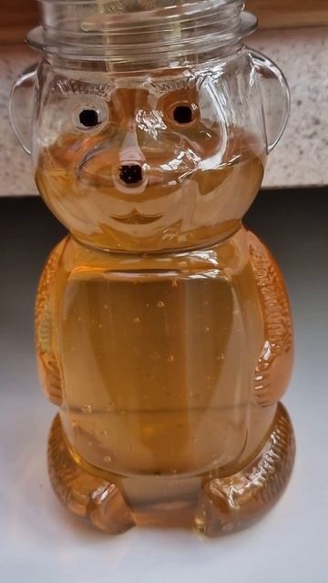 Filling a squeezy #bear full of #honey - #shorts смотреть онлайн
