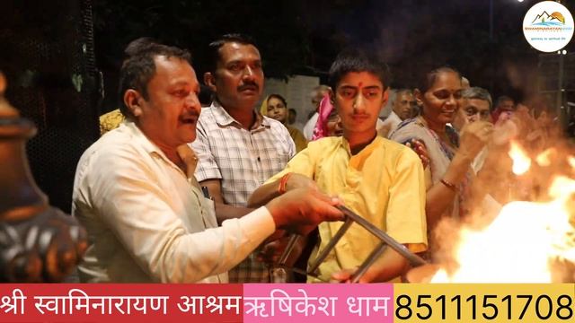 8 August 2024 Rishikesh Dham Shri Swaminarayan Ashram Ganga Aarti Ghat Rishikesh Uttarakhand смотреть онлайн