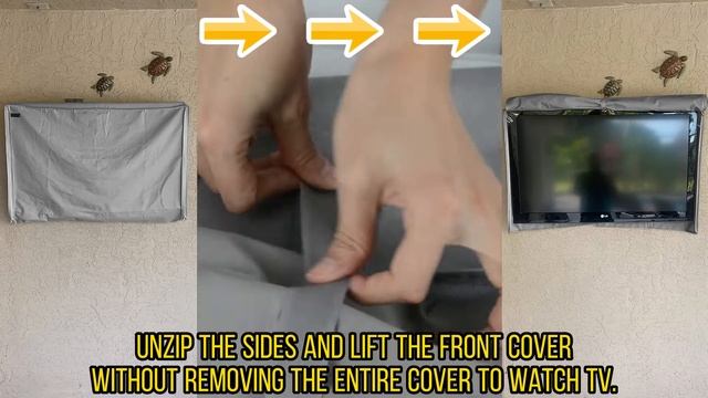 Outdoor TV Cover Gray (40-43''/52-55''/60-65'') смотреть онлайн