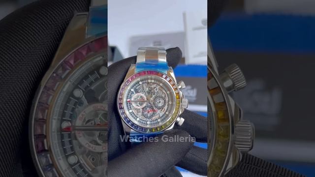 Pagani Design PD1653 | Rainbow Skeleton | Automatic Watch | Sapphire Glass | Original Men Watch смотреть онлайн